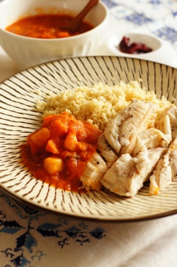 金曜日はモロッコ料理「クスクス」を作る