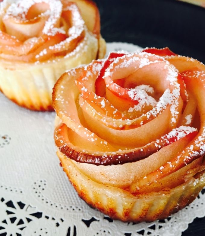 イエシゴトVol.87 薔薇のアップルパイ♪と今日のお弁当 : YUKA'sレシピ♪