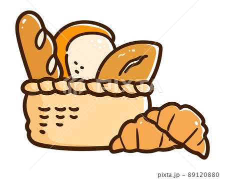 ゆるい手書きパン屋さんとパンの毎日絵文字のLINE絵文字画像、情報など