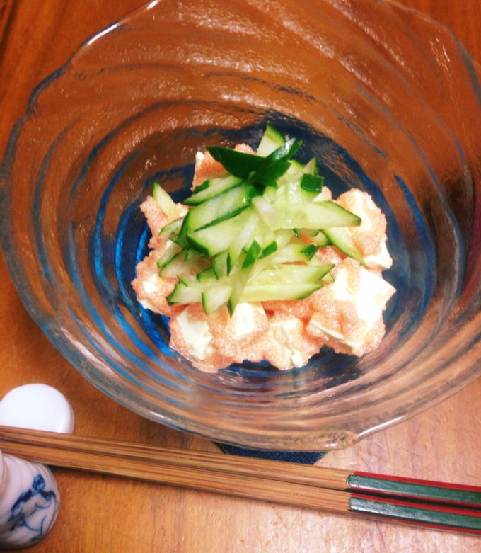 明太クリームチーズ