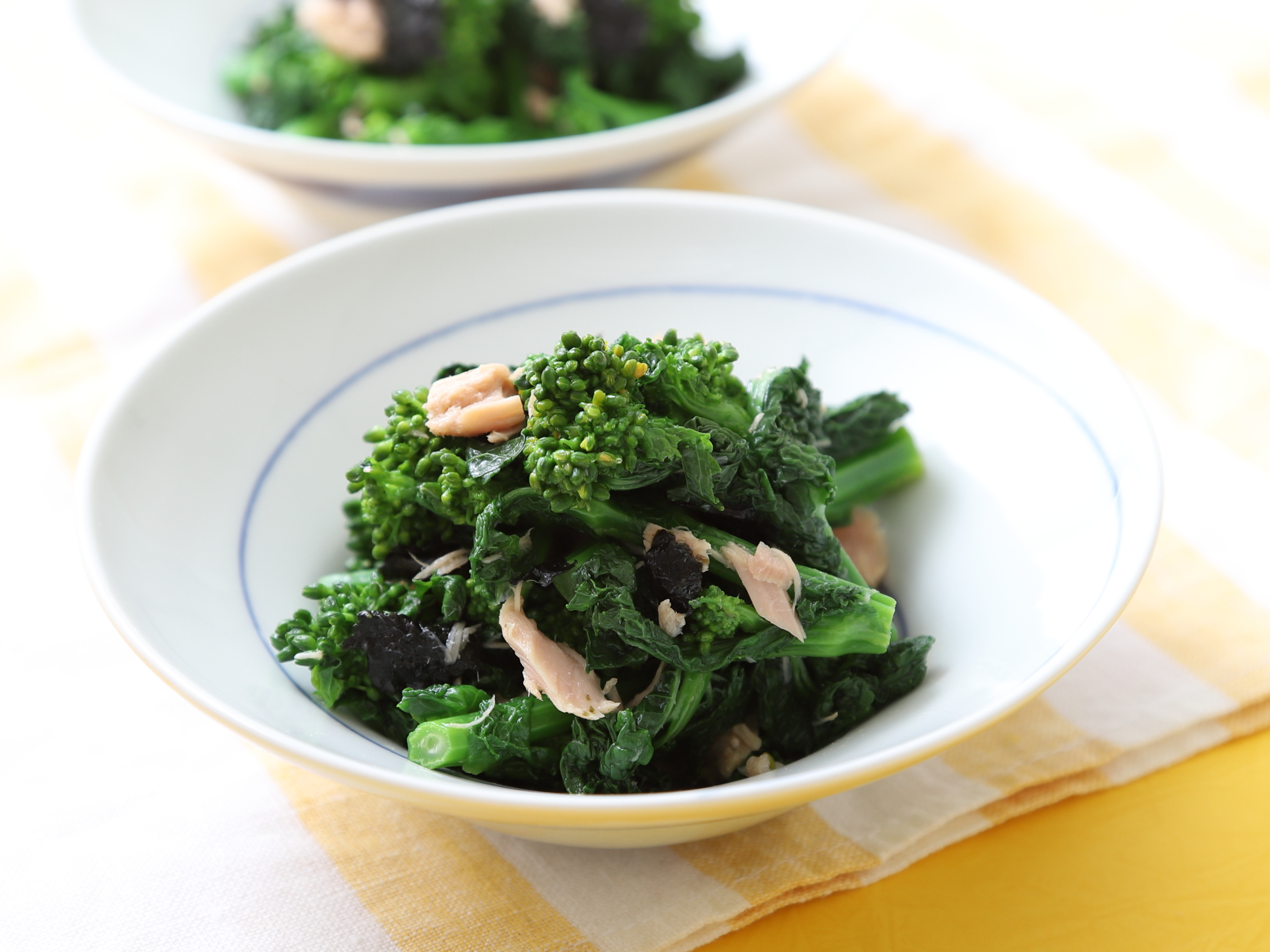 子供も喜ぶ！ 菜の花のツナマヨ和え