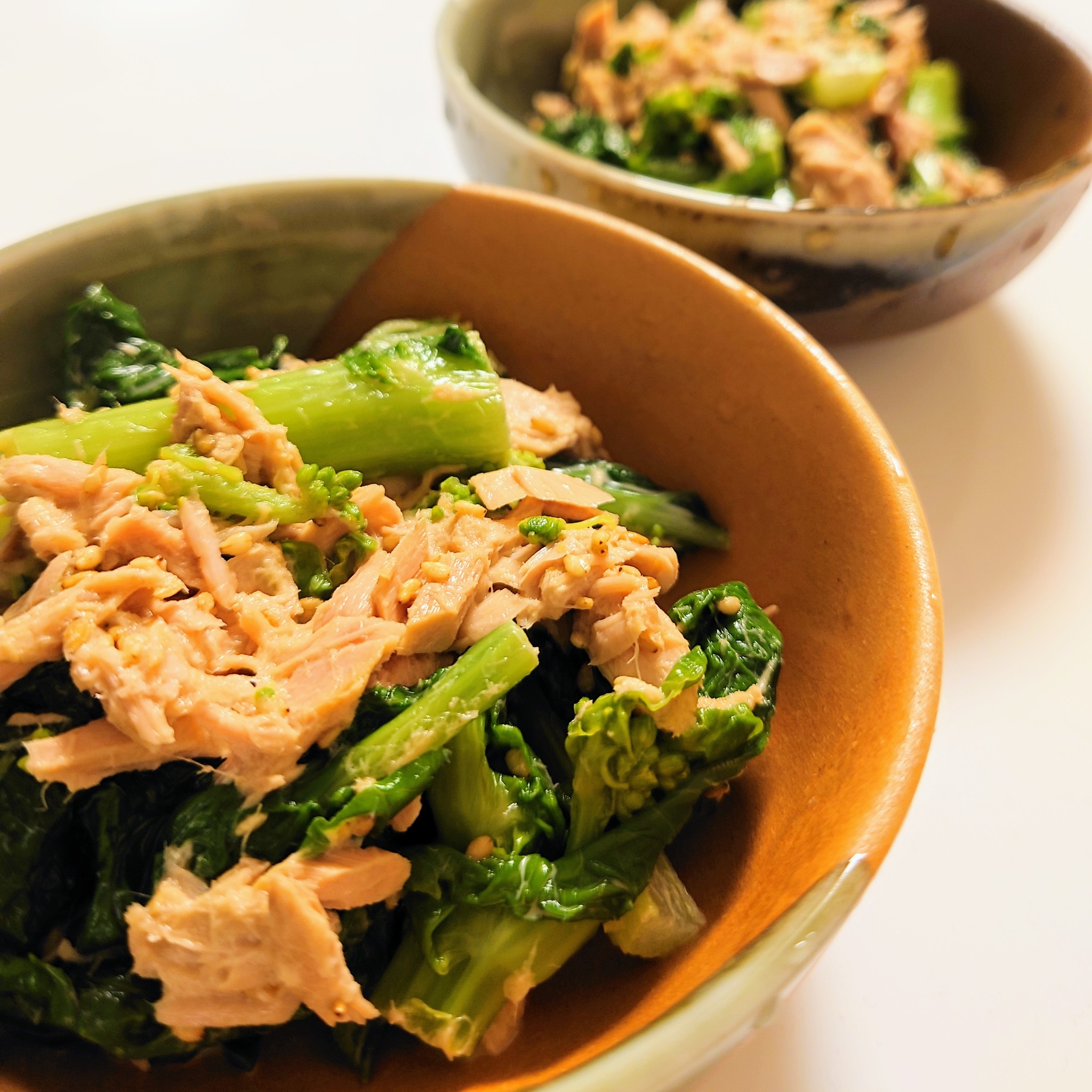 菜の花のツナマヨ和え