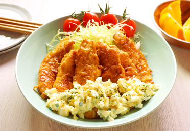 鶏ささみとピーマンの照り焼き