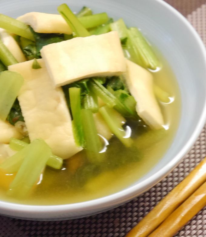 基本からアレンジまで！思わずつくりたくなる「小松菜 油揚げ めんつゆ レンジ」のレシピ集クックパッド