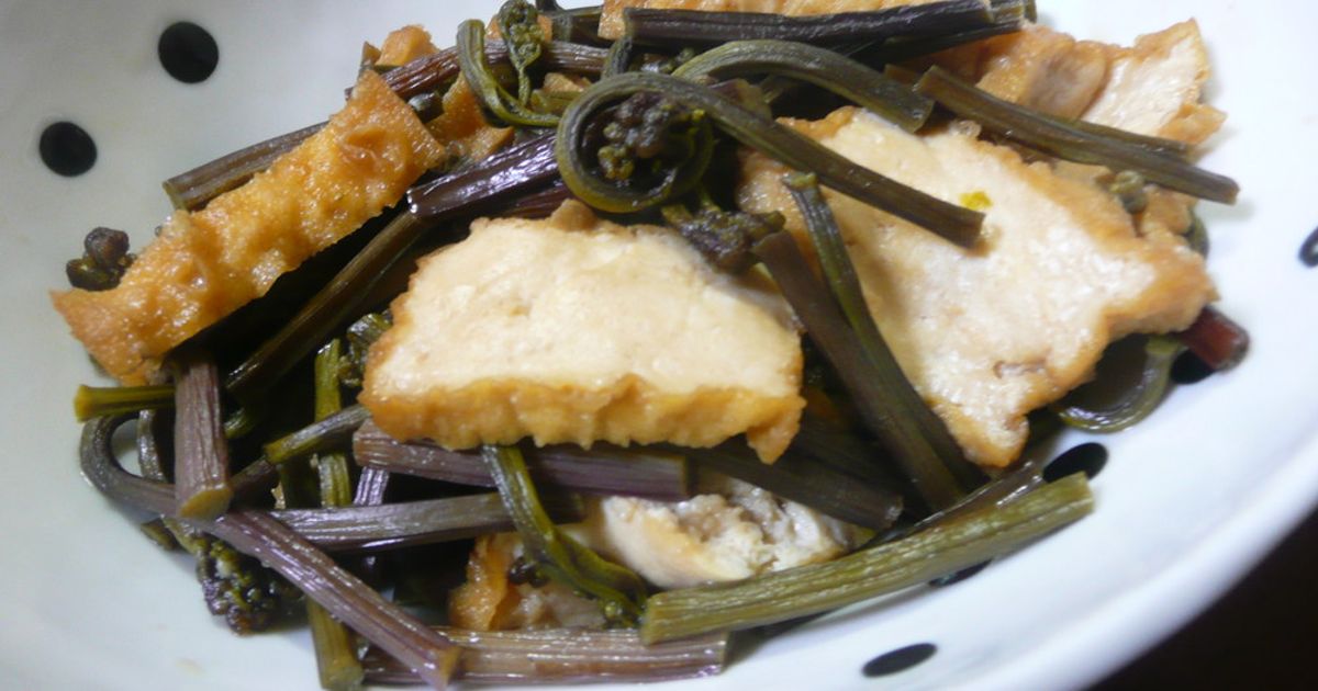 基本からアレンジまで！思わずつくりたくなる「わらび 煮物 めんつゆ」のレシピ集クックパッド