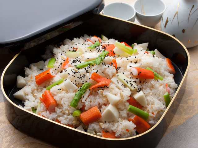 レシピクラブ炊き込み御膳で作る 五目おこわ