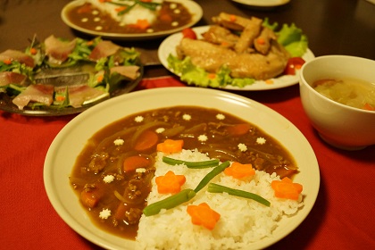 クリスマス カレー HiromiromiSnapdish スナップディッシュ