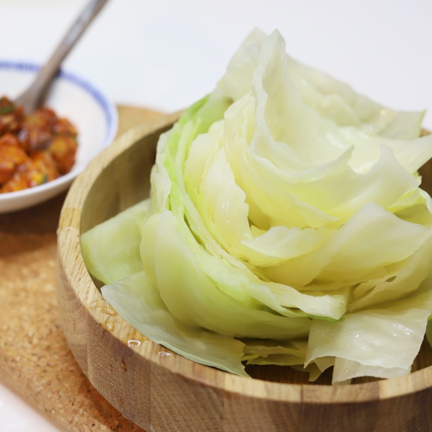 電光石火で一品「塩茹でキャベツ」