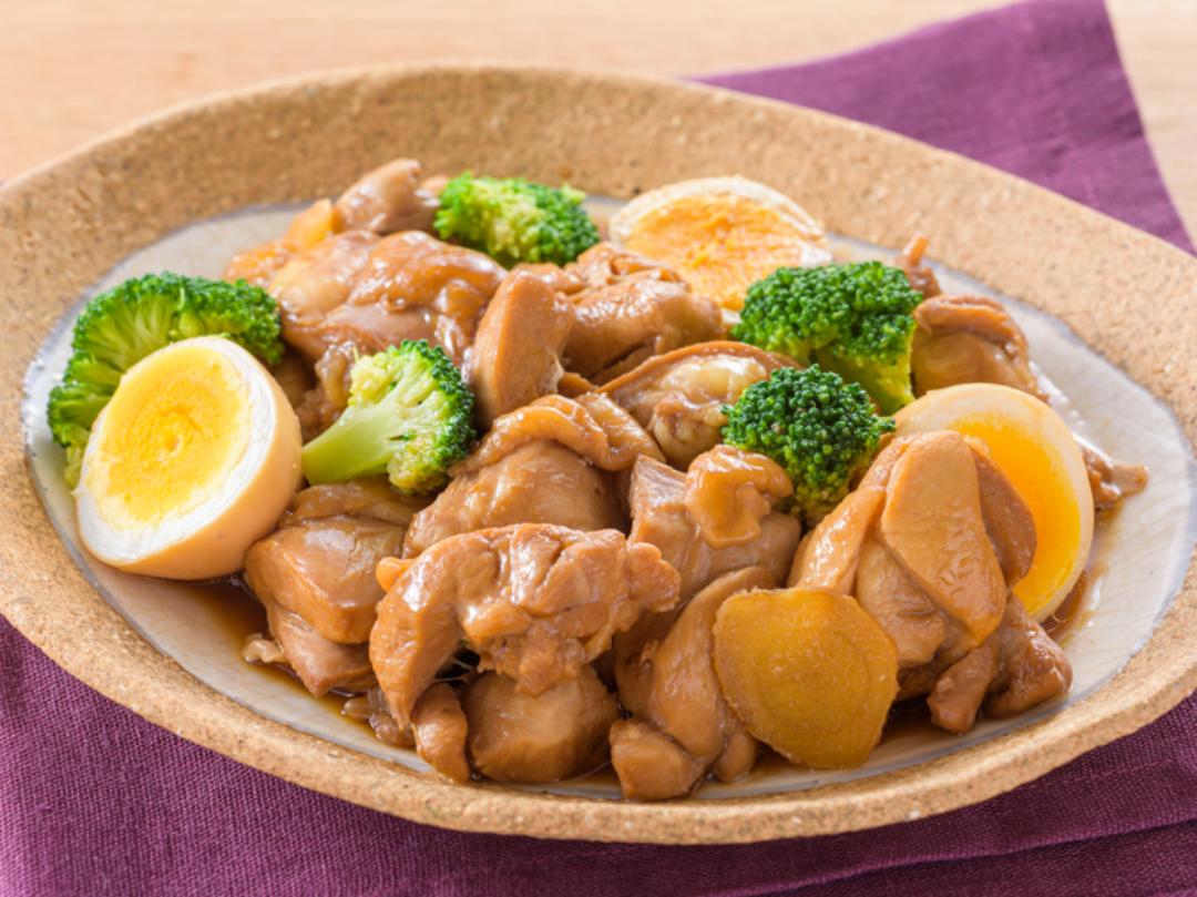 鶏肉ときのこのポン酢煮うちのごはん、時々猫