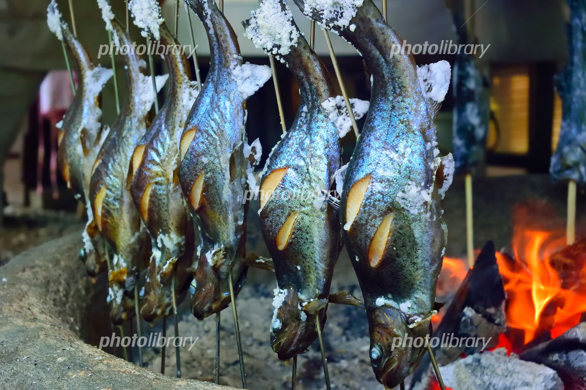 フライパンで作る！ ニジマスの塩焼き