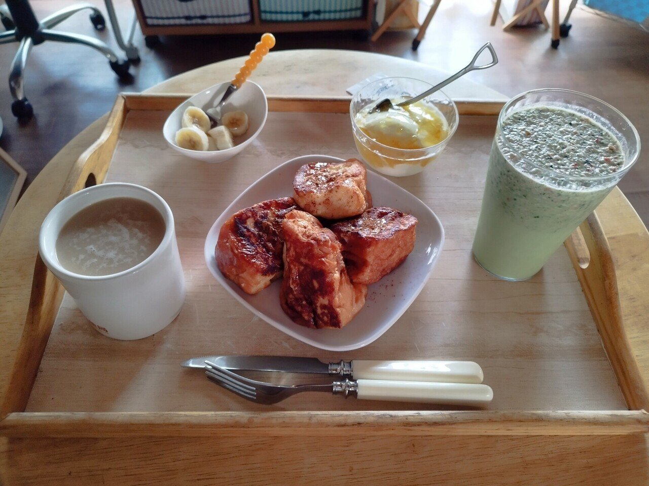 高野豆腐のバナナフレンチトースト