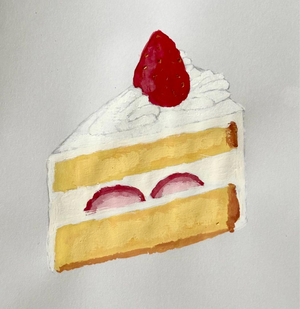 かわいいイチゴショートケーキのイラストのイラスト素材74336093- PIXTA