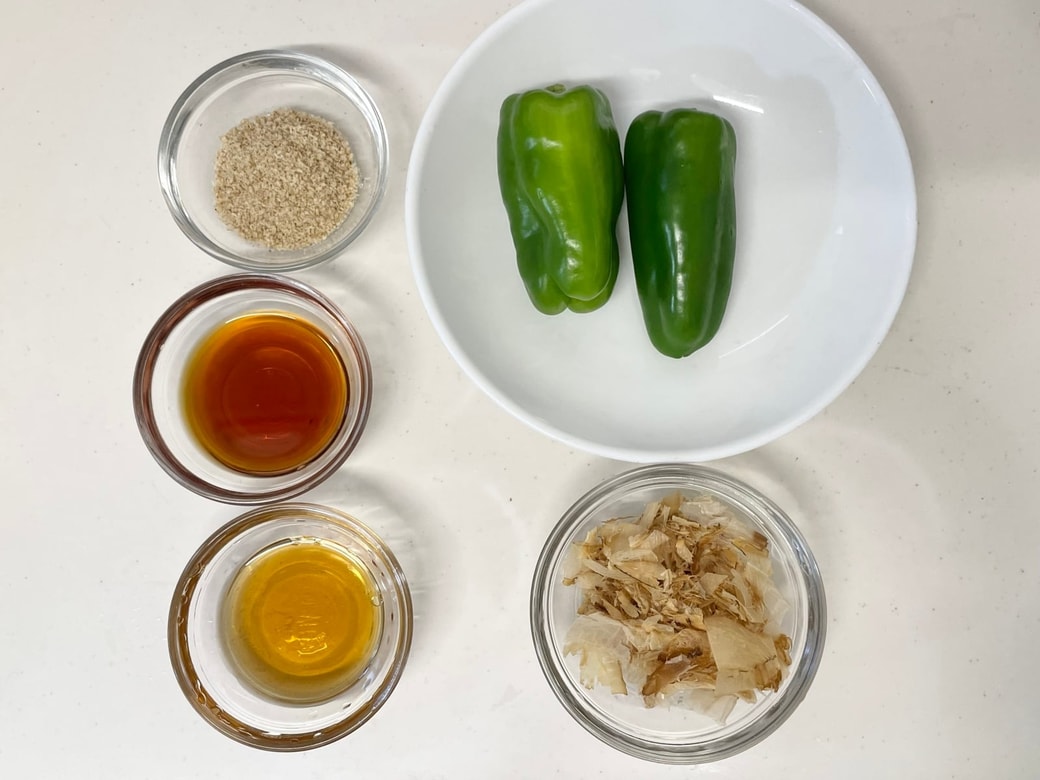 ピーマンの煮浸し おつまみ・ご飯のお供素材にこだわった鰹節のお取り寄せ通販尾道鰹節工房