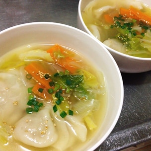 簡単過ぎます！豆腐と水菜であっさりスープ レシピ・作り方 by ゆずごま0102 - 楽天レシピ