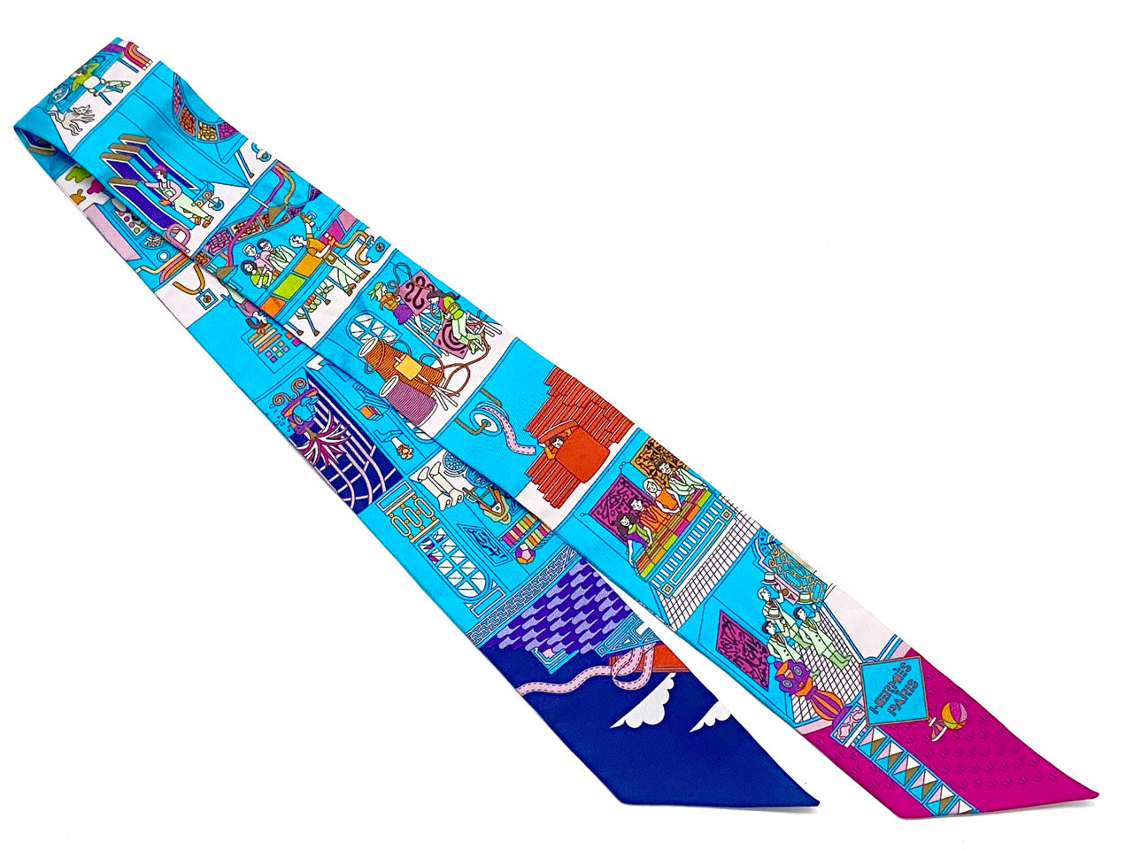 エルメス ツイリー メゾン・デ・カレ La Maison des Carres HERMES シルク 2016年春夏 HERMES - エルメスツイリー メゾン・デ・カレ La Maison des Carres HERMES シルクの通販 by ギャラリーレアラクマ店 土日祝日も営業中 エルメスならラクマ