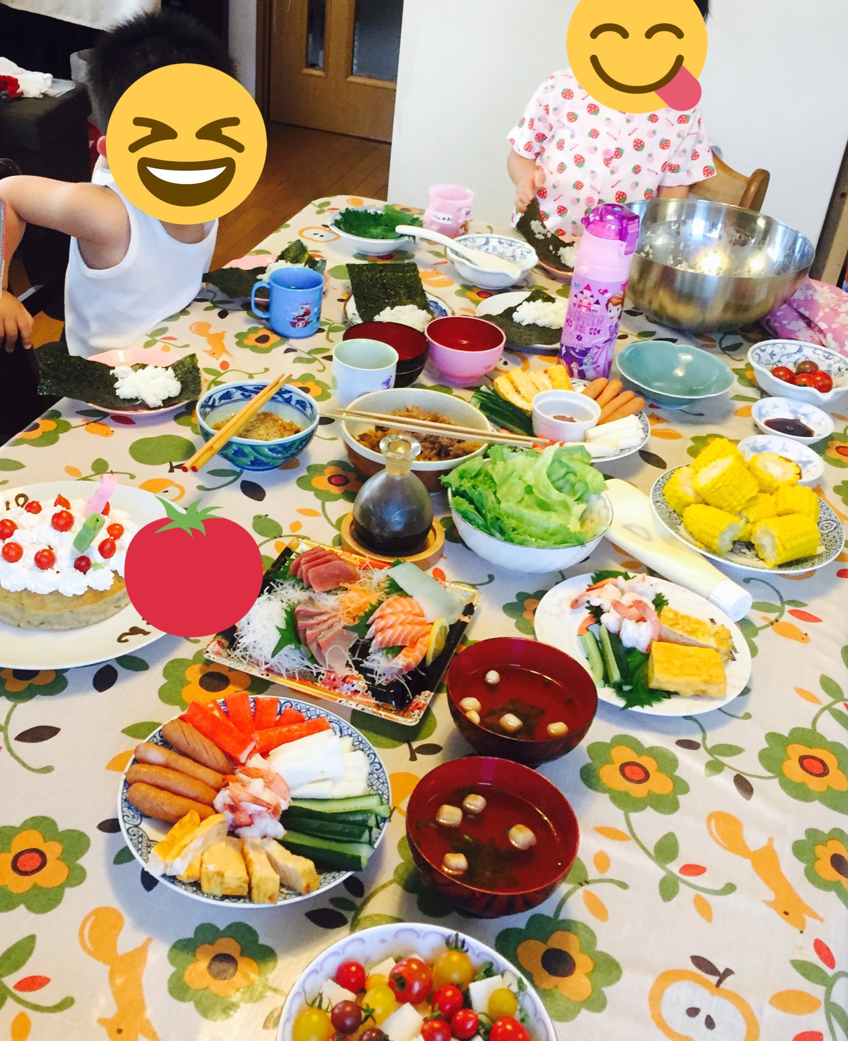 手巻き寿司 リラックマの手巻き寿司パーティー〜ひな祭りにも