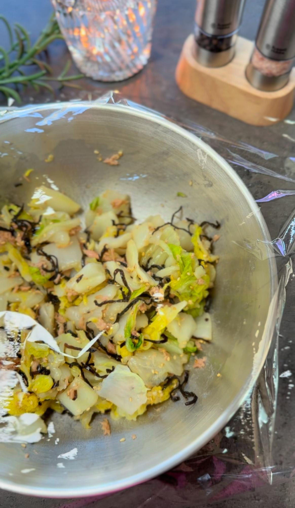 おうち居酒屋ごはん 白菜とツナのうま塩こんぶナムル料理のレシピや作り方暮らしニスタ