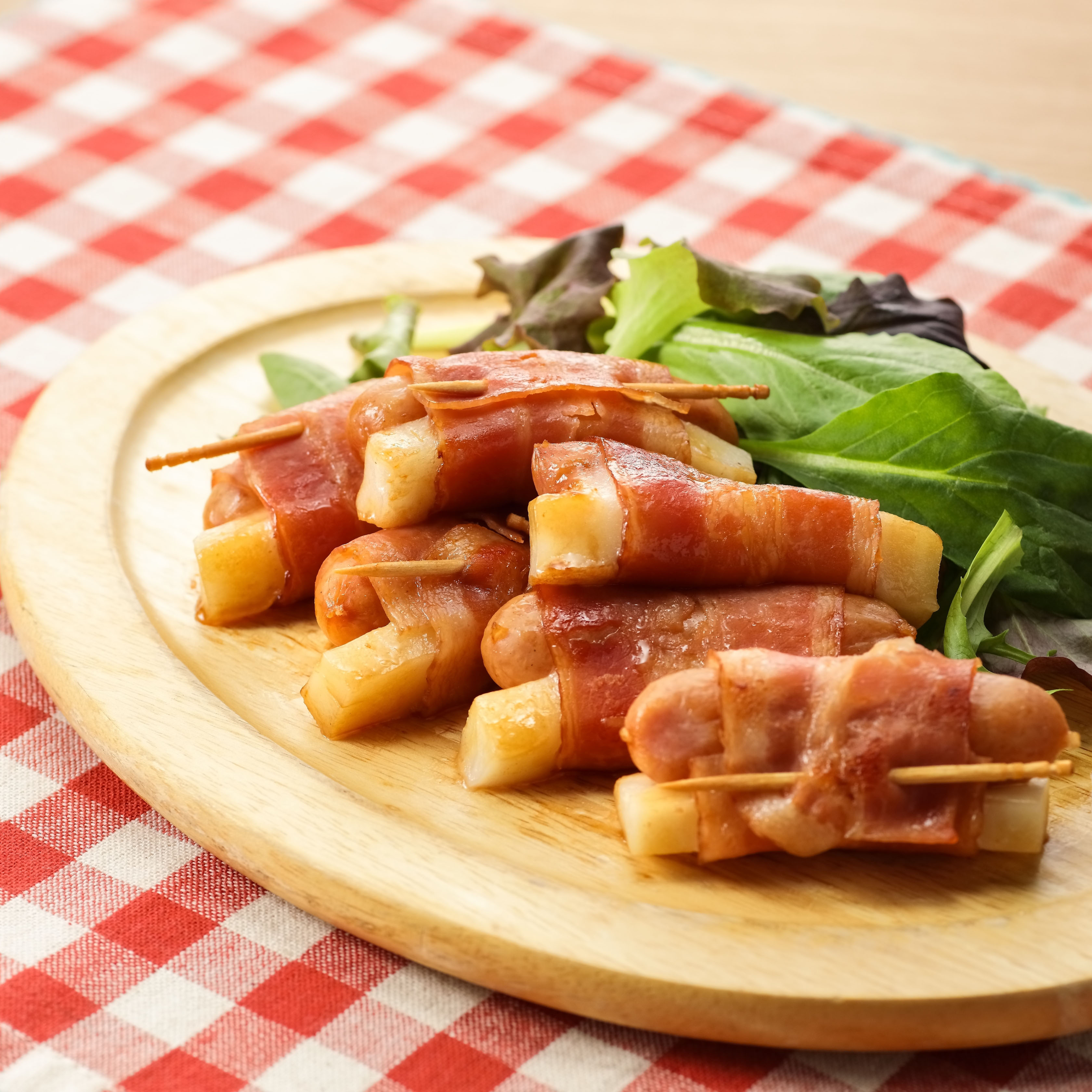 アスパラベーコン巻きもち - サトウ食品