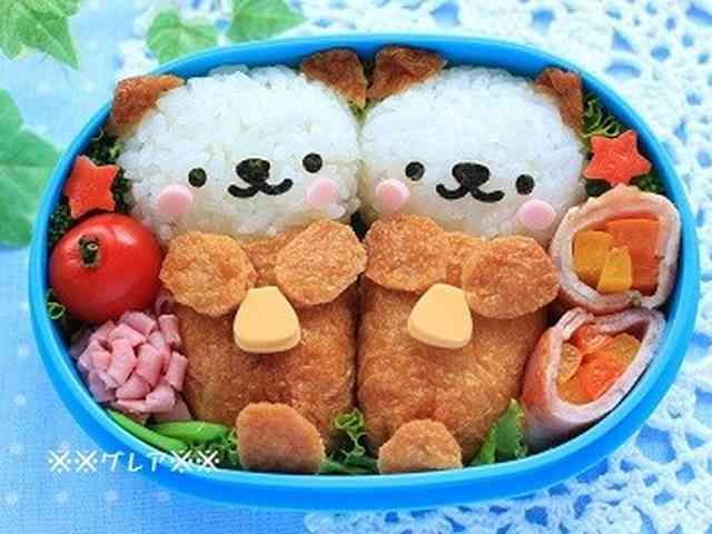 簡単キャラ弁☆カナヘイピスケ 風 のお弁当♪