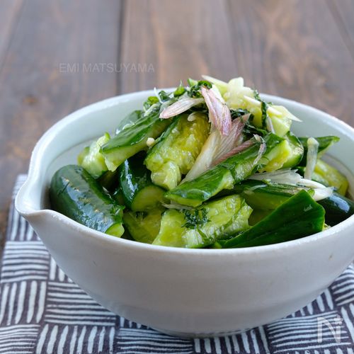 みょうが×きゅうり さっぱり絶品♪簡単から本格的レシピ20選の人気レシピ・作り方デリッシュキッチン