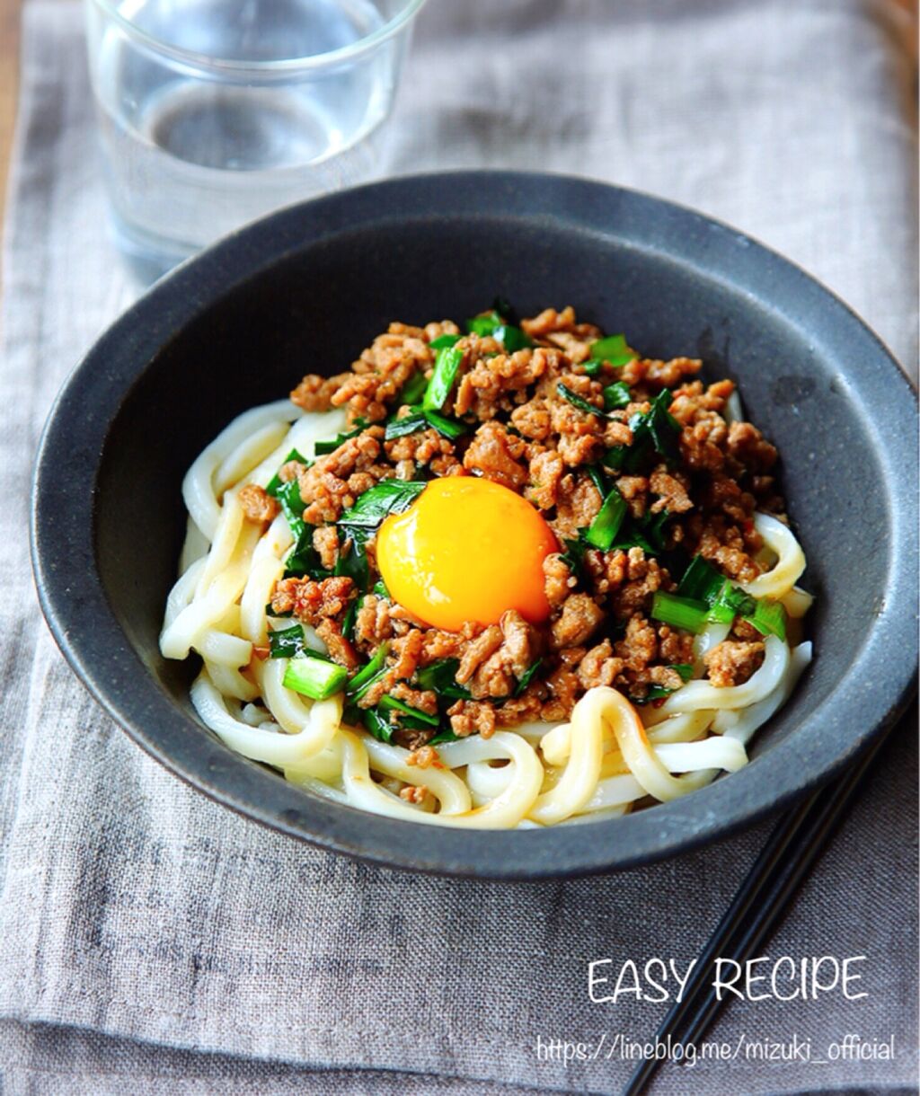 レシピ 和えるだけ♪油そば風混ぜうどん松本ゆうみ ゆーママオフィシャルブログ Powered by Ameba