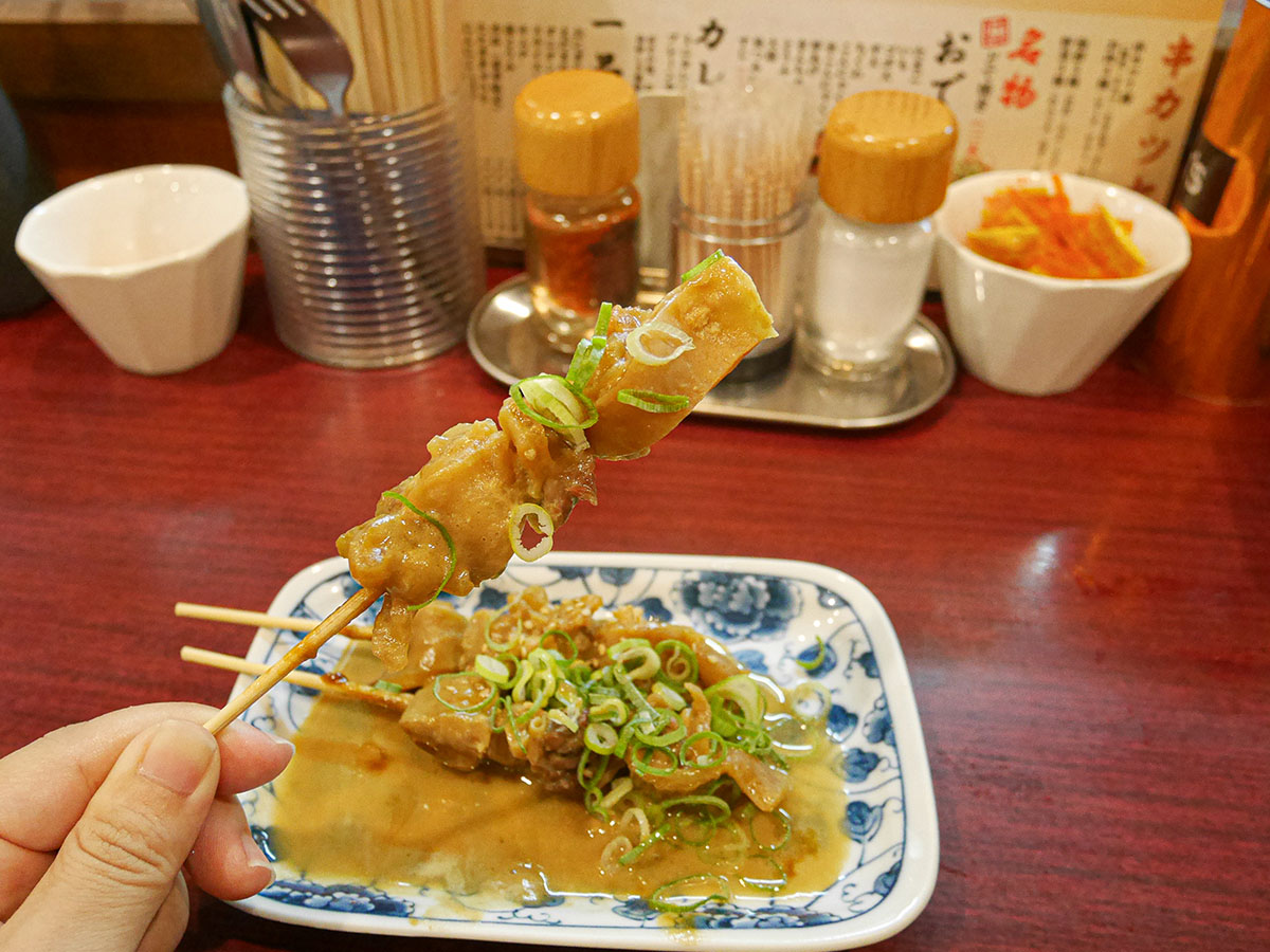 大阪・新世界風！白みその牛すじどて焼き