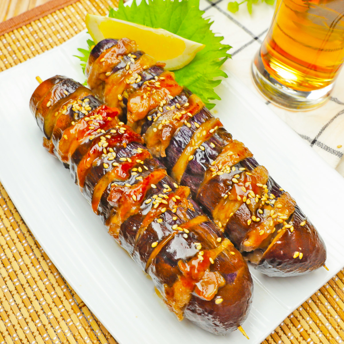 下味冷凍でナスと豚肉のみそ炒め