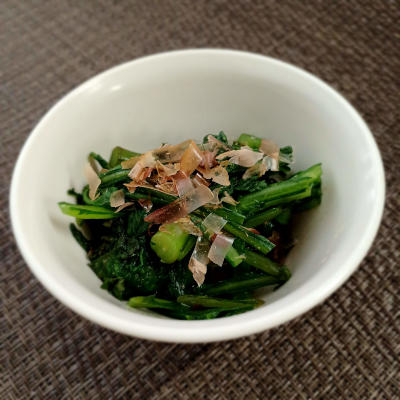 野菜ひとつ 春菊のおひたし