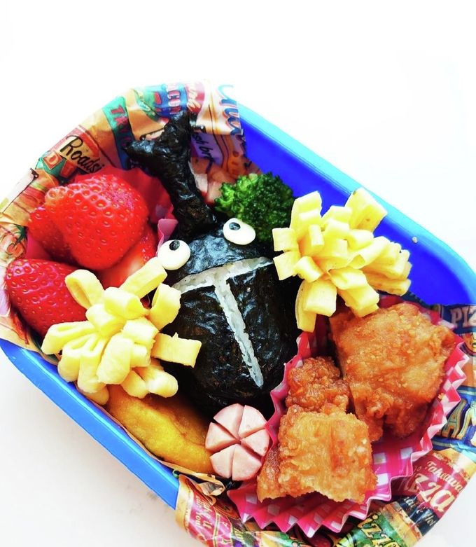 ２日分のお弁当紹介 幼虫からカブトムシに🥰