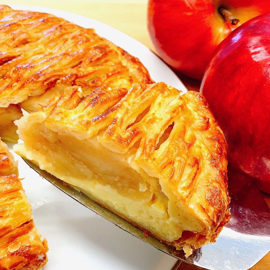本格カスタードアップルパイのレシピ。冷凍パイシート＆型なしで簡単！セブンプレミアム公式