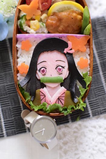 キャラ弁簡単デコおにぎり☆パンダのおにぎり弁当♪