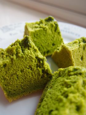 抹茶のシフォンケーキ～プロ編～