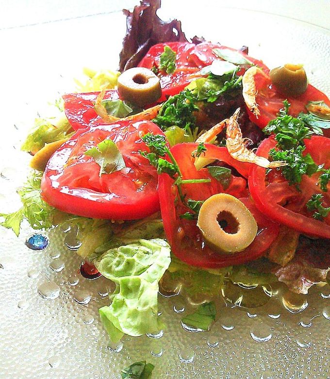 簡単*サラダの美味しそうな盛り付け方 by yummy♡クックパッド簡単おいしいみんなのレシピが392万品