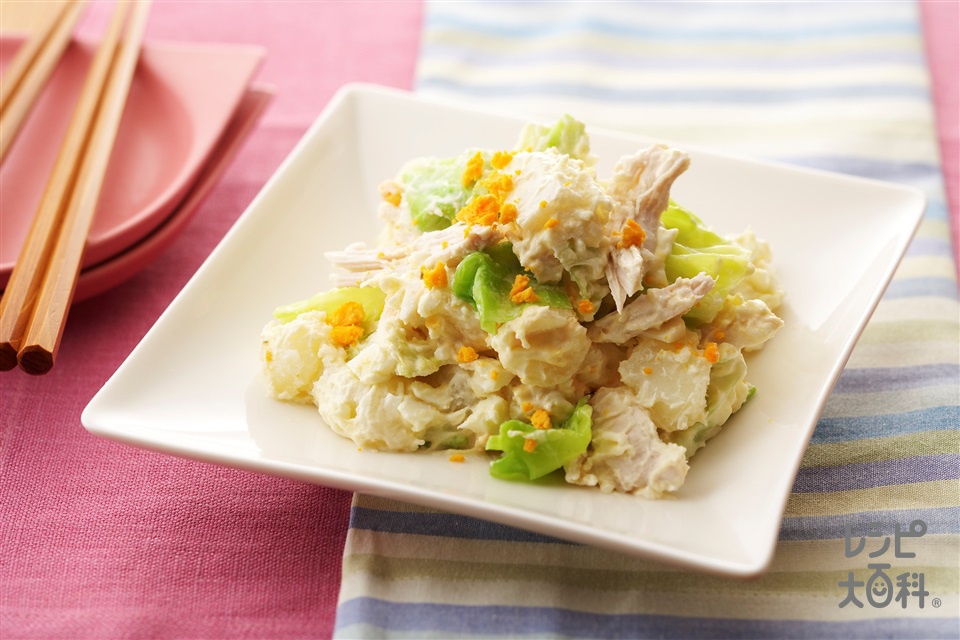 「チキンのパリパリステーキ」の献立