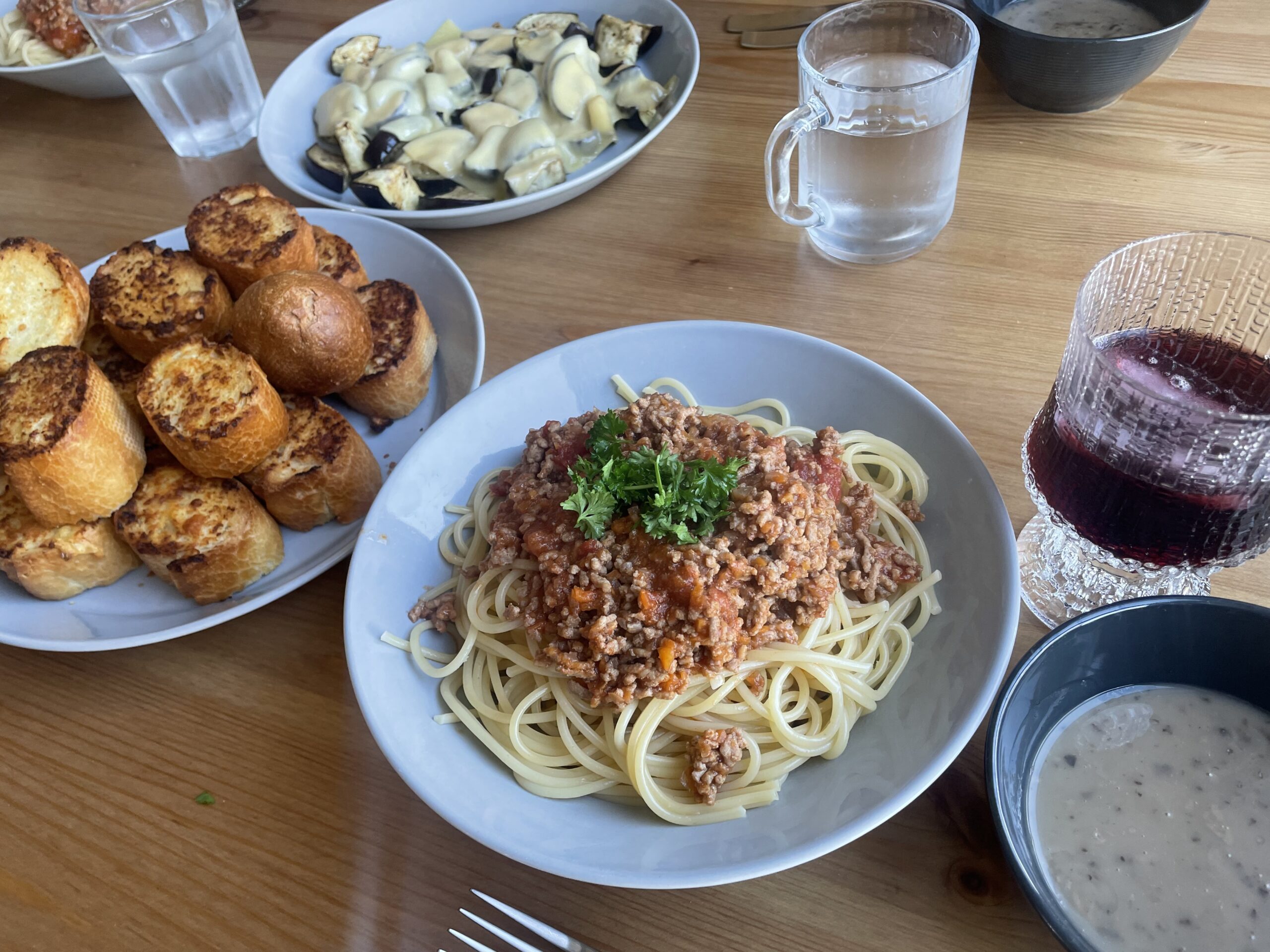 ミートソースの献立 ミートソースパスタともう一品！主菜・副菜・スープ