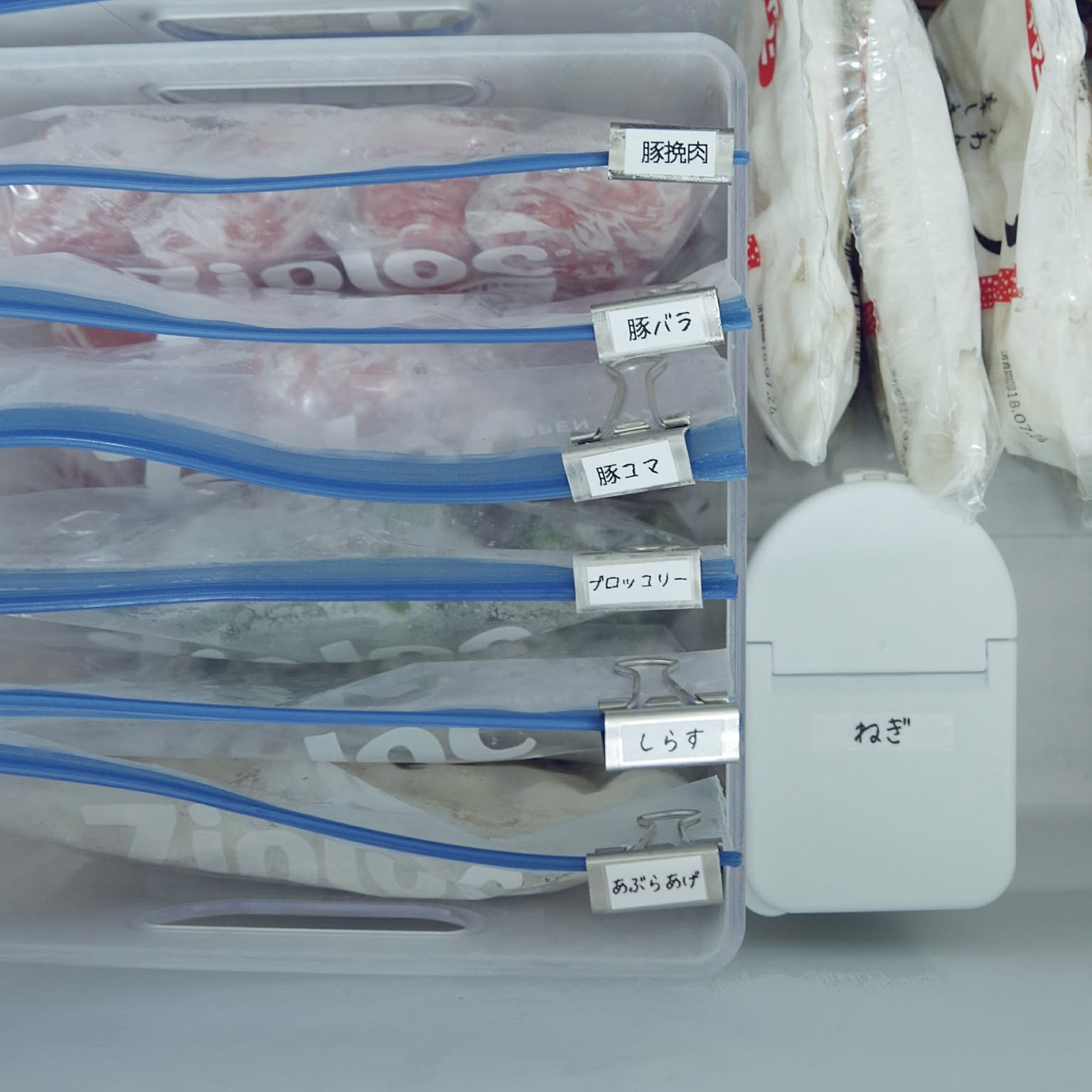 ジップロックで豚バラ焼き肉