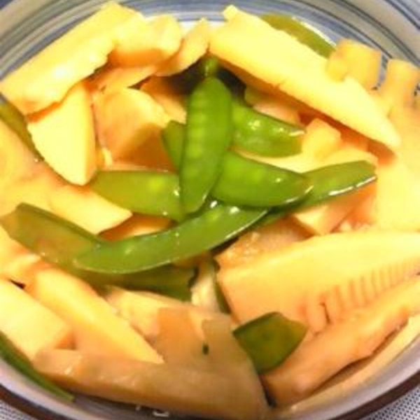 シンプル!さやえんどうの煮物