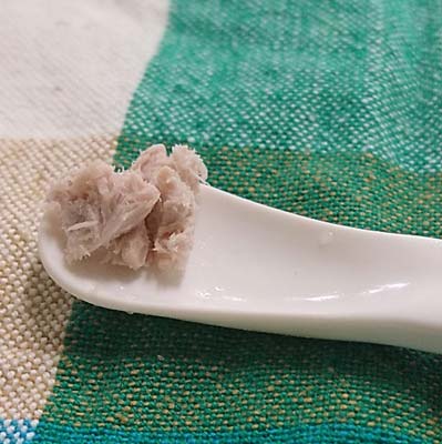 離乳食 びんちょうまぐろ＆ネギの煮付け