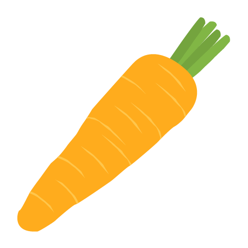 にんじんのイラスト素材手描きのフリーイラスト素材「かわピク」