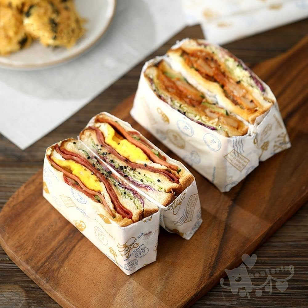 サンドイッチの包み方！クッキングシートを使えば簡単♪