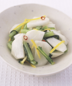 金町小蕪の浅漬けゆず風味