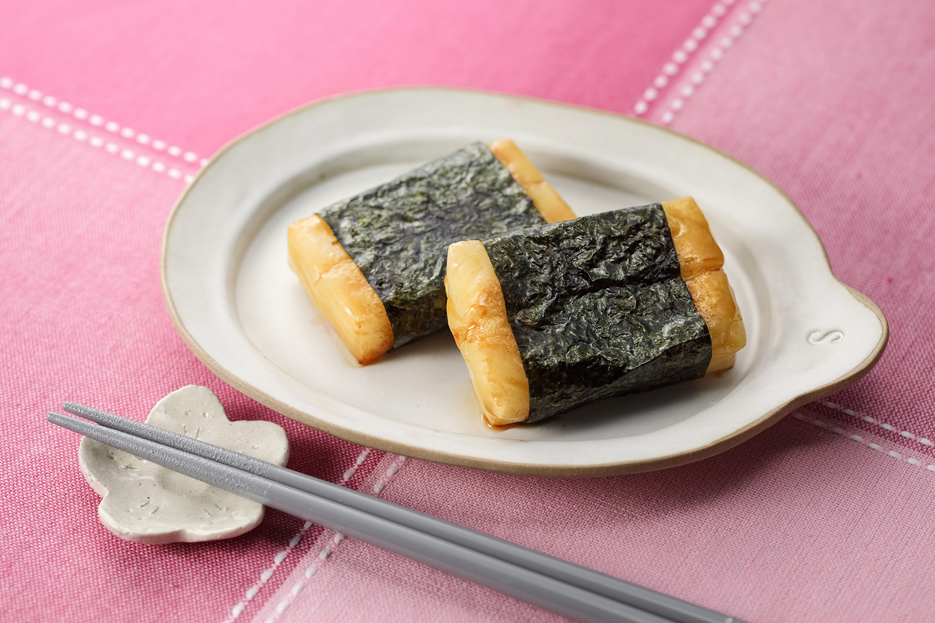 お餅のクレイジーバター磯辺焼きレシピ日本緑茶センタ