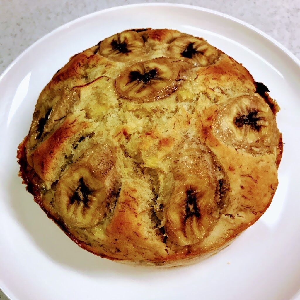 混ぜて焼くだけなのに!しっとりふんわりバナナパウンドケーキ