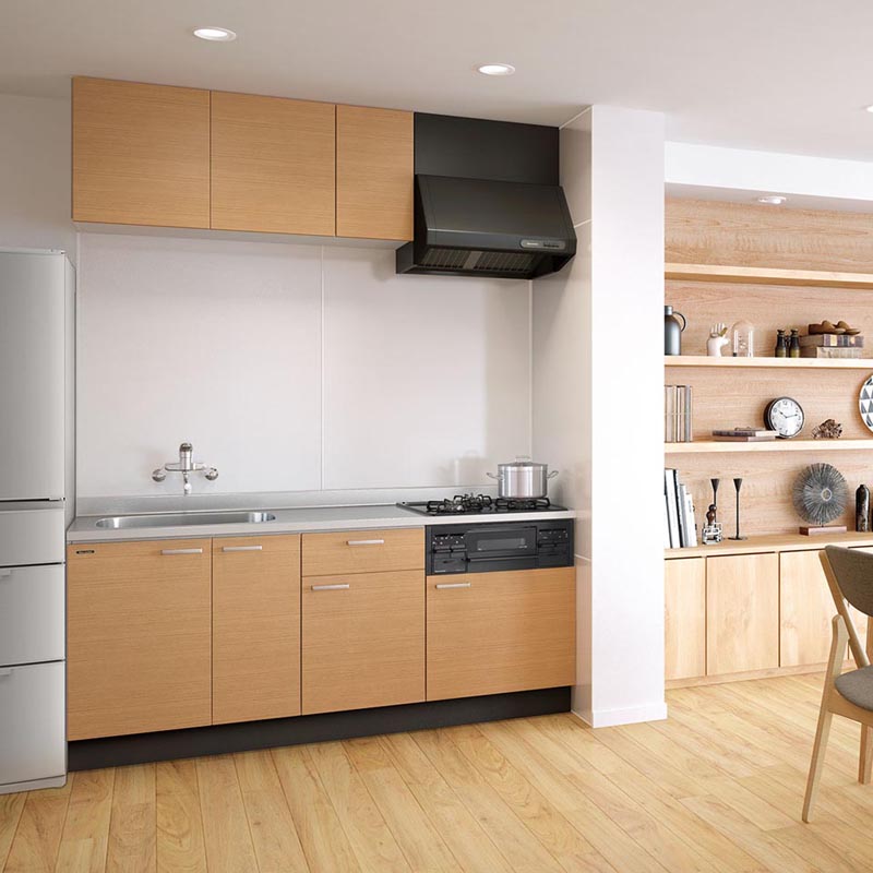 コンパクトキッチン アピスカタカラスタンダード