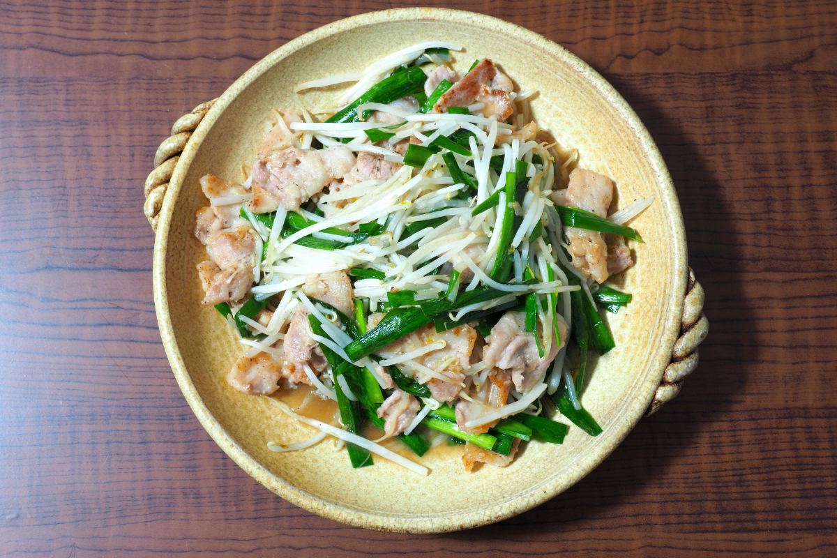 うまだれ豚こまもやし