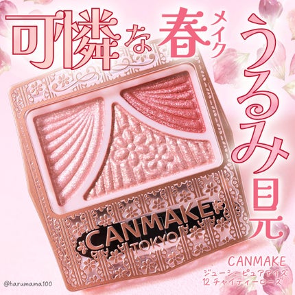 キャンメイク ジューシーピュアアイズ １２ チャイティーローズマツキヨココカラオンラインストア