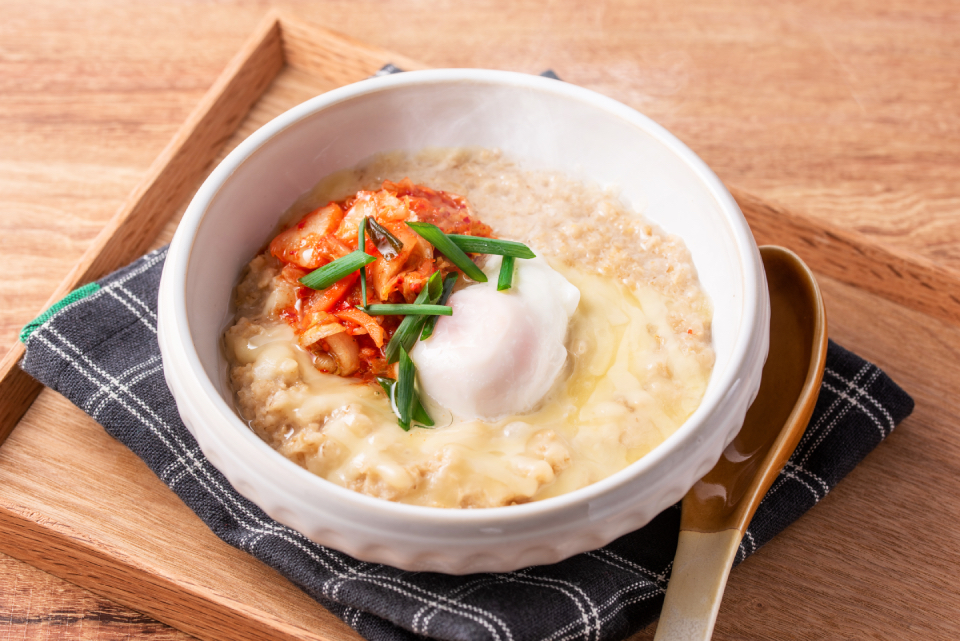 オートミールde韓国風キムチ雑炊