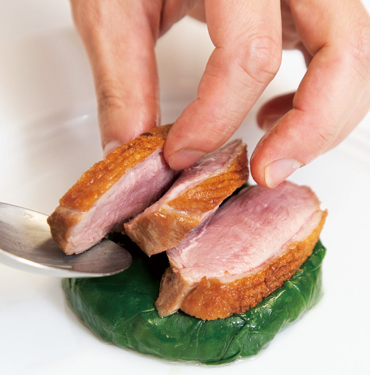 京都産 鴨胸肉のロースト・ソース・ビガラード : イル・レオーネ 千林大宮駅近くのシェフソムリエのブログ