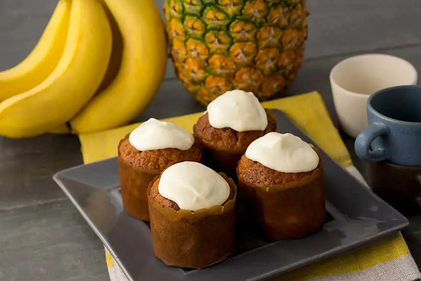 バナナたっぷりマフィン