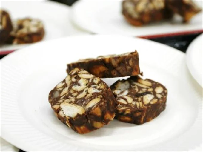 グランツリー武蔵小杉 無印良品おやつアレンジレシピ りんごバタービスケットで作る、クリームチーズサンド 無印良品